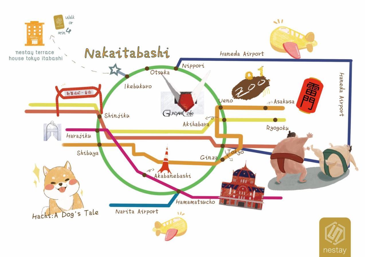 Nestay House Itabashi 02 อพาร์ทเม้น โตเกียว